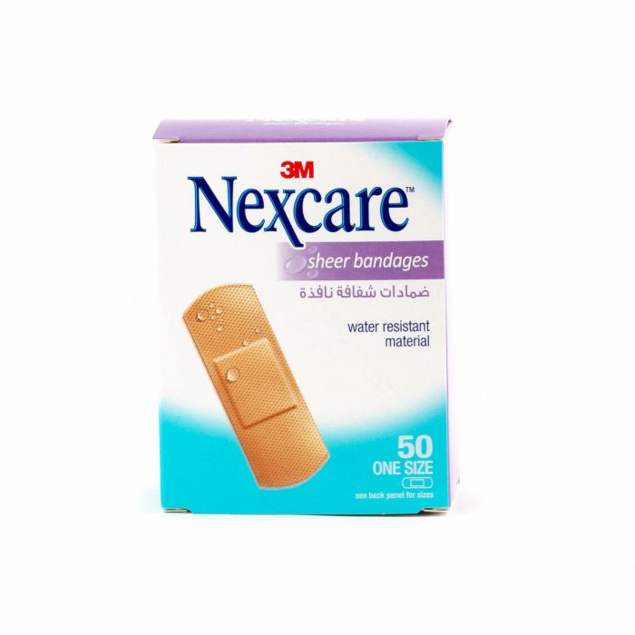 Nexcare Sheer Bandages 50