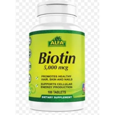 Alfa Biotin 5000mcg 100's