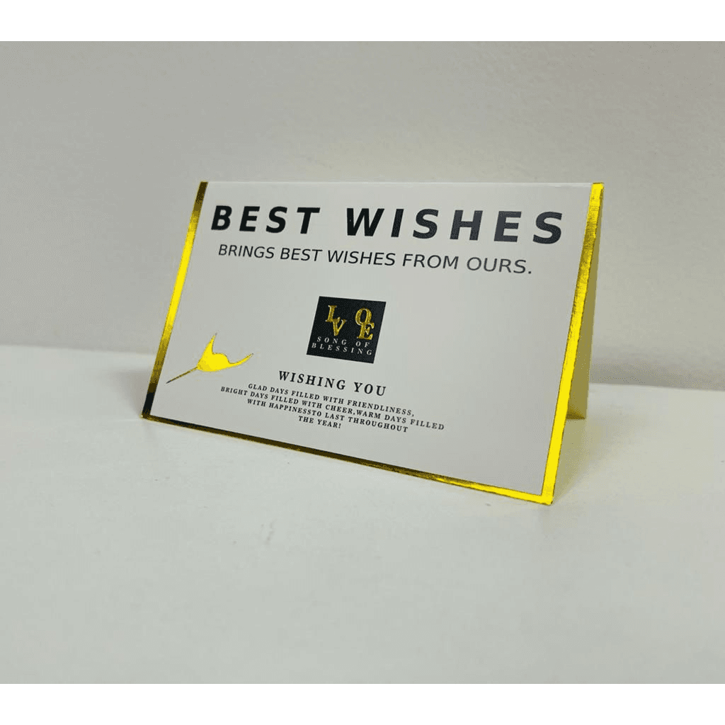 Love Best Wishes Greeting Card