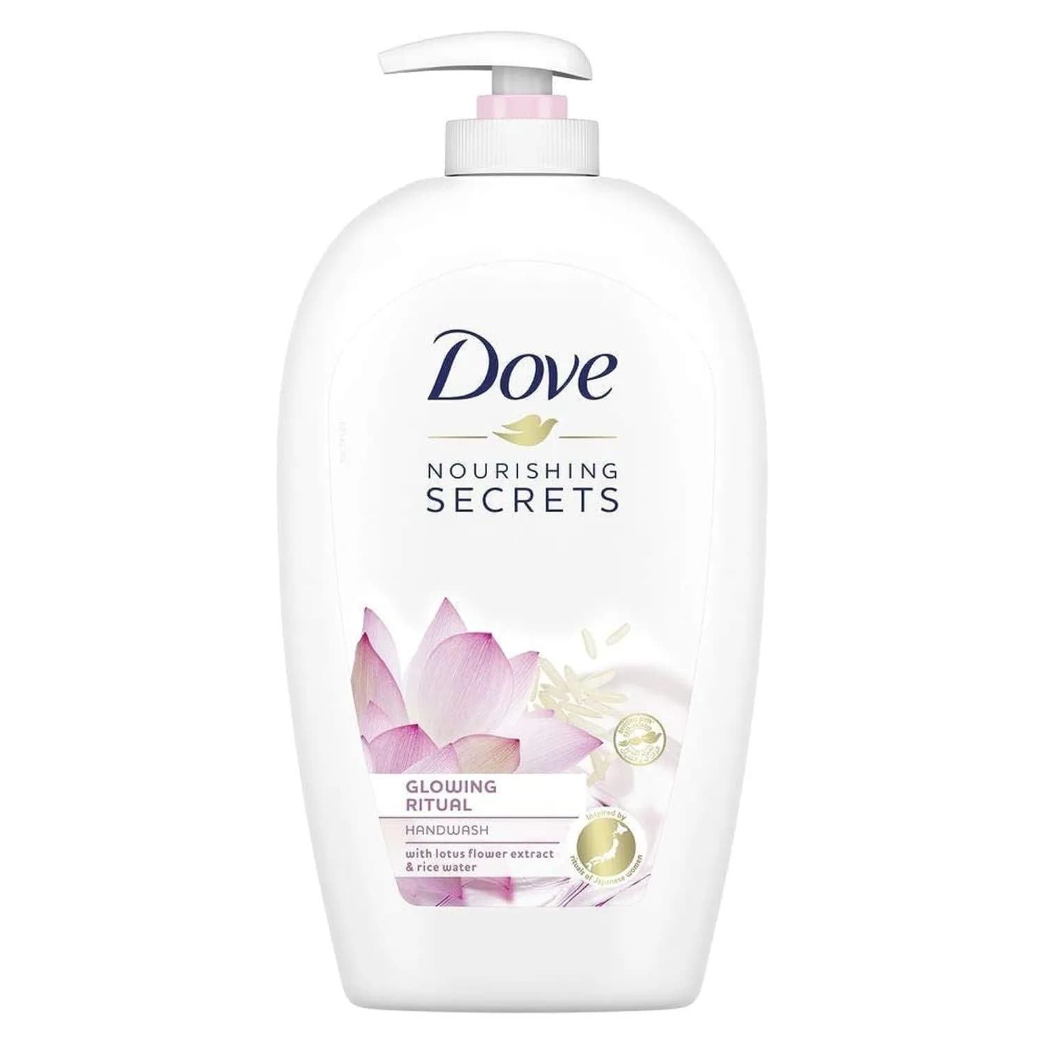 Dove Nourishing Secrets Glowing Ritual With Lotus Flower Extract & Rice Water Hand Wash 450Ml