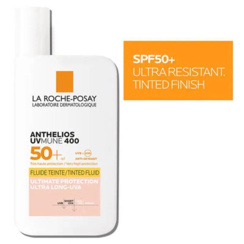 La roche- posay Anthelios Spf50+ Uvmune Tinted Fluid 50Ml