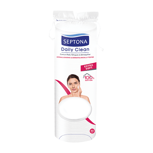 Septona Daily Clean Extra Soft Round Pads 80's