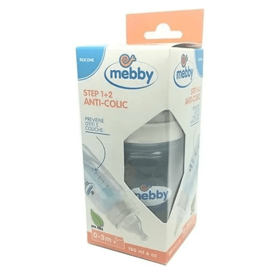 Mebby Baby Bottle Step 1+2 Antic 180ml Silicon 92614