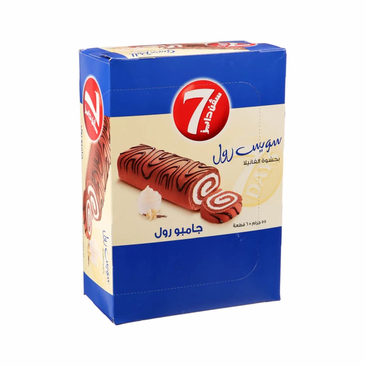 7days Swiss Roll Jumbo Vanilla 55 Gm 87070