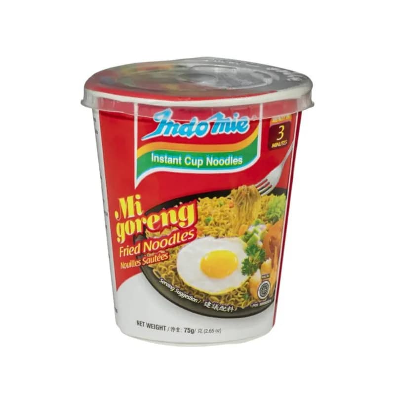 Indomie Cup Mi Goreng Instant Fried Noodles 75g