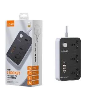 Ldnio Power Socket 20w USB-C 3 Port SC3412