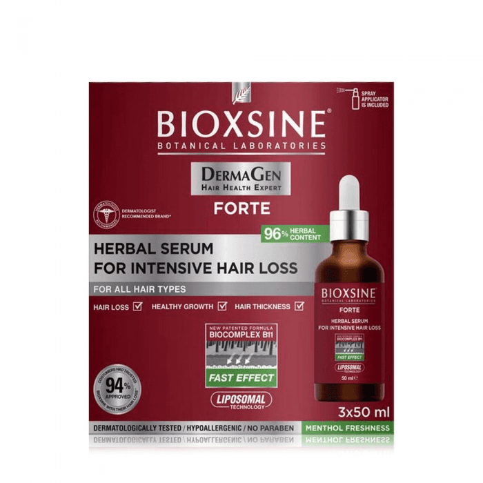 Bioxsine Herbal Serum For Intensive Hair Loss 3X50Ml