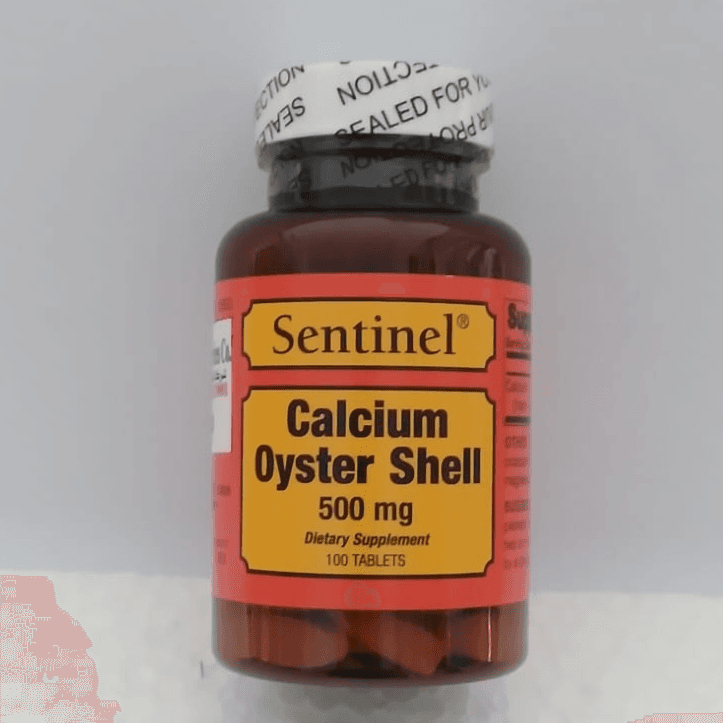 Sentinel Calcium Oyster Shell 500Mg 100Tab