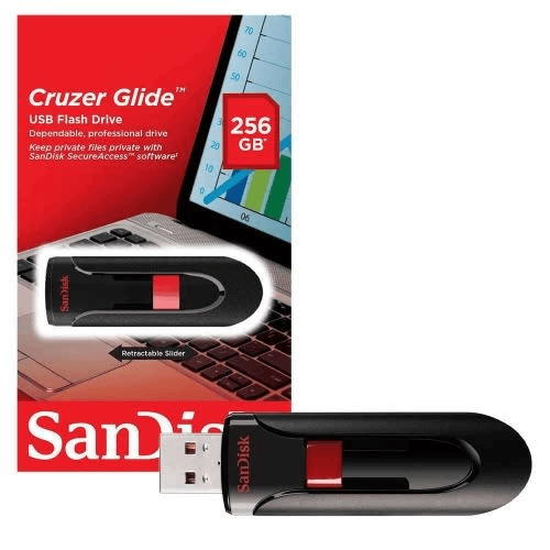 Sandisk Cruzer Glide 3.0 USB Flash Drive - 256GB