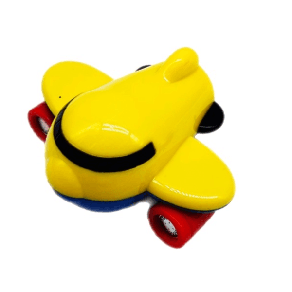 Tiko Cute Mini Aeroplane Look Pencil Sharpener Yellow Blue Colour - 11847