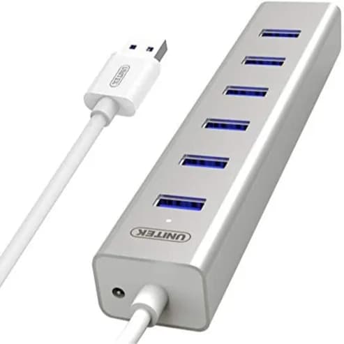 Unitek 7 Port Usb 3.1 Hub Support Super Speed 5gbps &power Supply