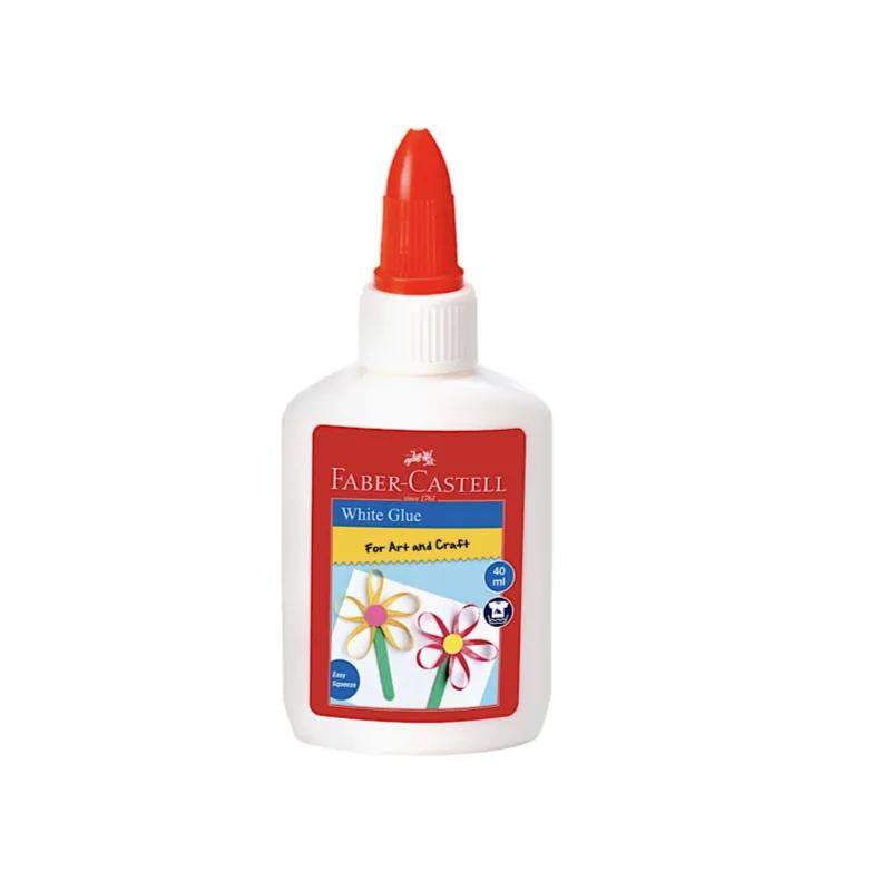 Faber-castell White Glue White 40ml For Use In Art And Craft, Schools, Offices, Homes - 96