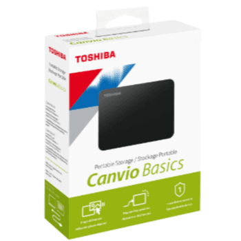 Toshiba Canvio External Hard Disk Drive Basics 1 Tb