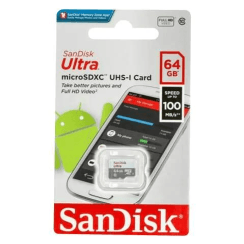 Sandisk Ultra Class 10 Microsd Card 64GB