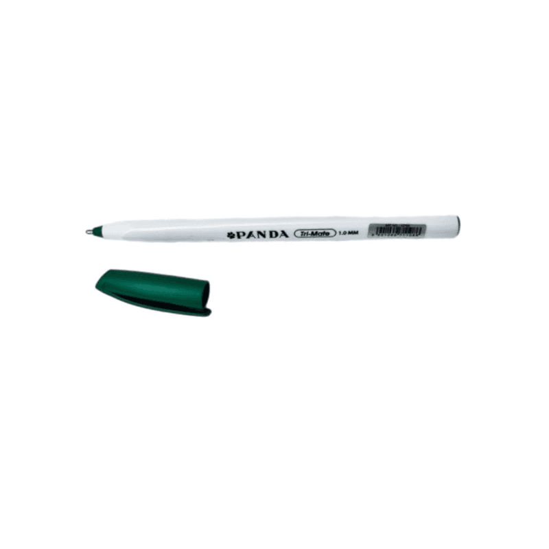 Panda Tri-mate 1.0mm Ball Pen Green Colour - 3866