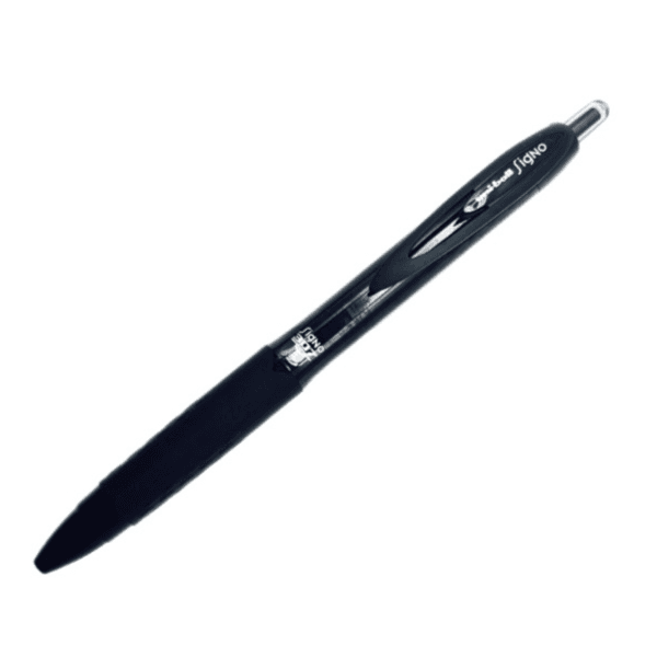 Pen Uni-ball Signo Retractable Gel Ink Ball Pen 0.7mm Ball Black Colour - 11719