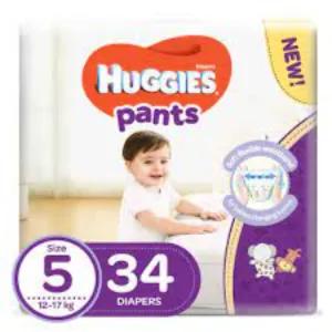 Huggies Pants Size 5 34's