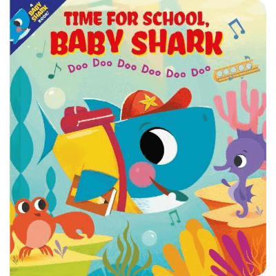 308000 Time For School, Baby Shark! Doo Doo Doo Doo Doo Doo (Board Book) By Scholastic Inc