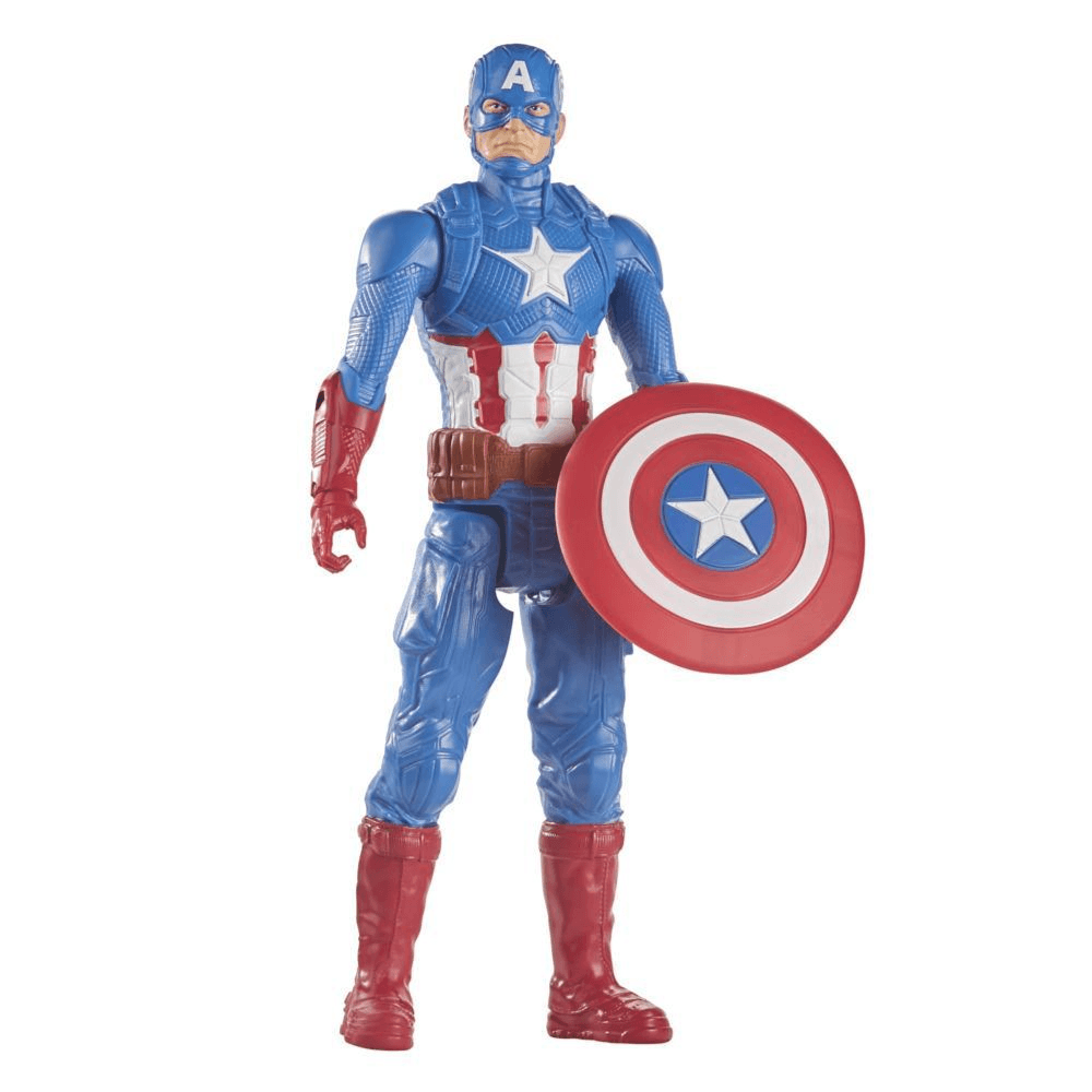 Marvel Avengers Titan Hero Series Blast Gear Captain America Action Figure (Fgav07)