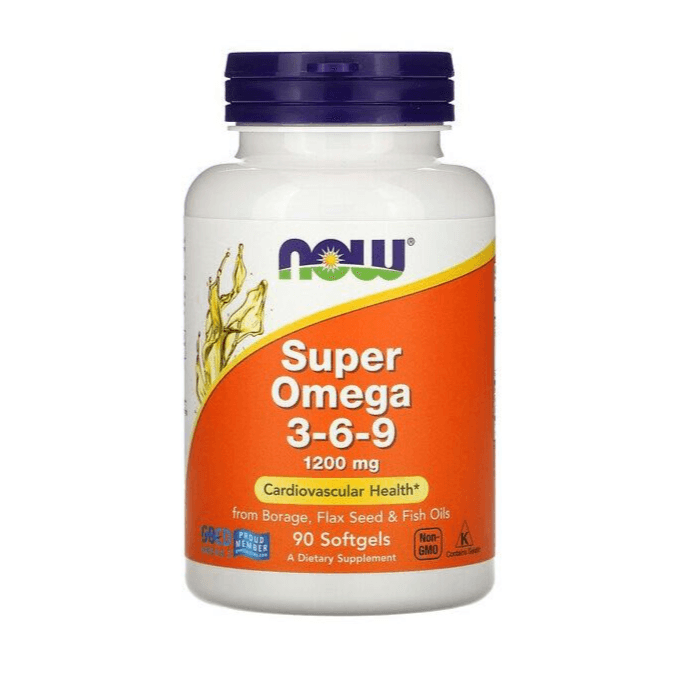 Now Super Omega 3-6-9 1200Mg 90 Softgels