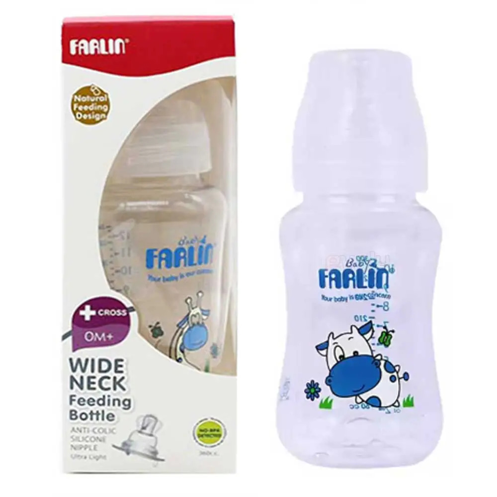 Farlin +cross 0+ Wide Neck Feeding Bottle 360ml