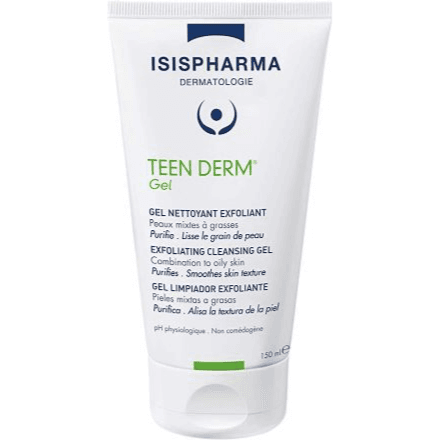 Isispharma Teen Derm Gel Exfoliating Cleansing Gel 150ml