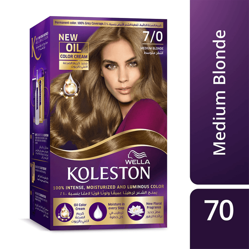 Wella Koleston 7/0 Medium Blonde Hair Color