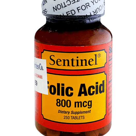 Sentinel Folic Acid 800 Mcg 250's