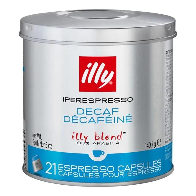 Illy Iperespresso Capsules Decaf Espresso Coffee 21 Ct