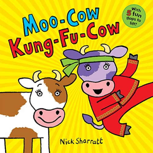 189468 Moo-cow Kung-fu-cow (Board Book) Illustrated By Sharratt, Nick