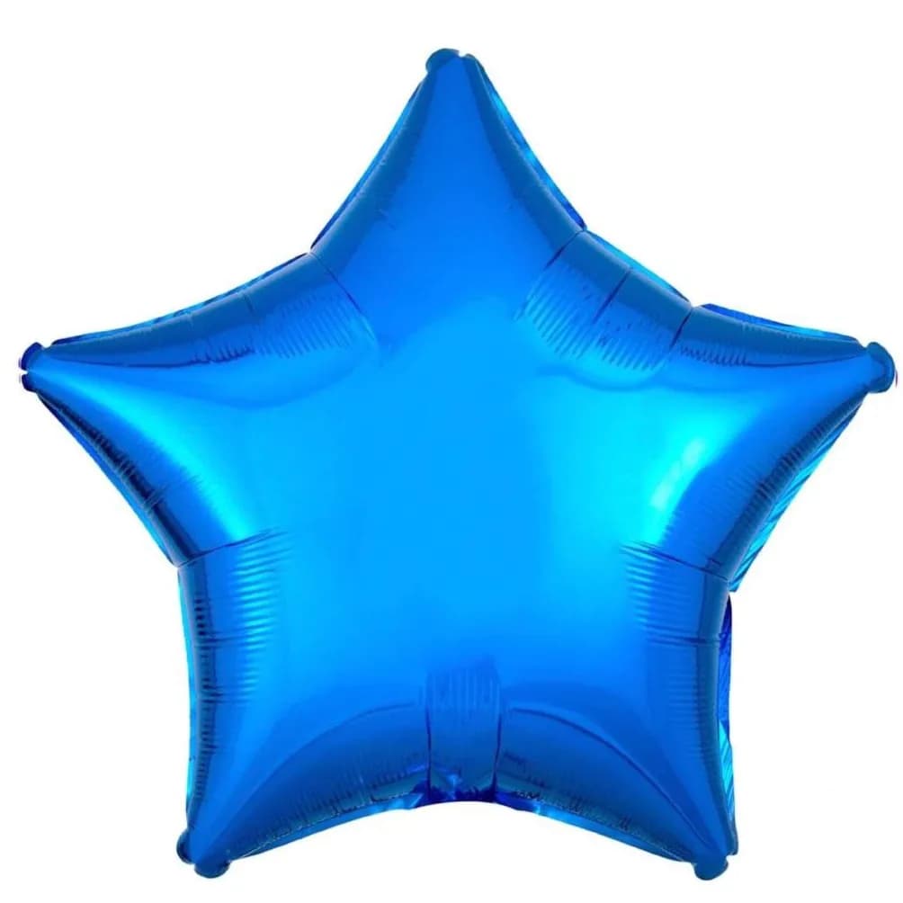 Blue Star Helium Balloon