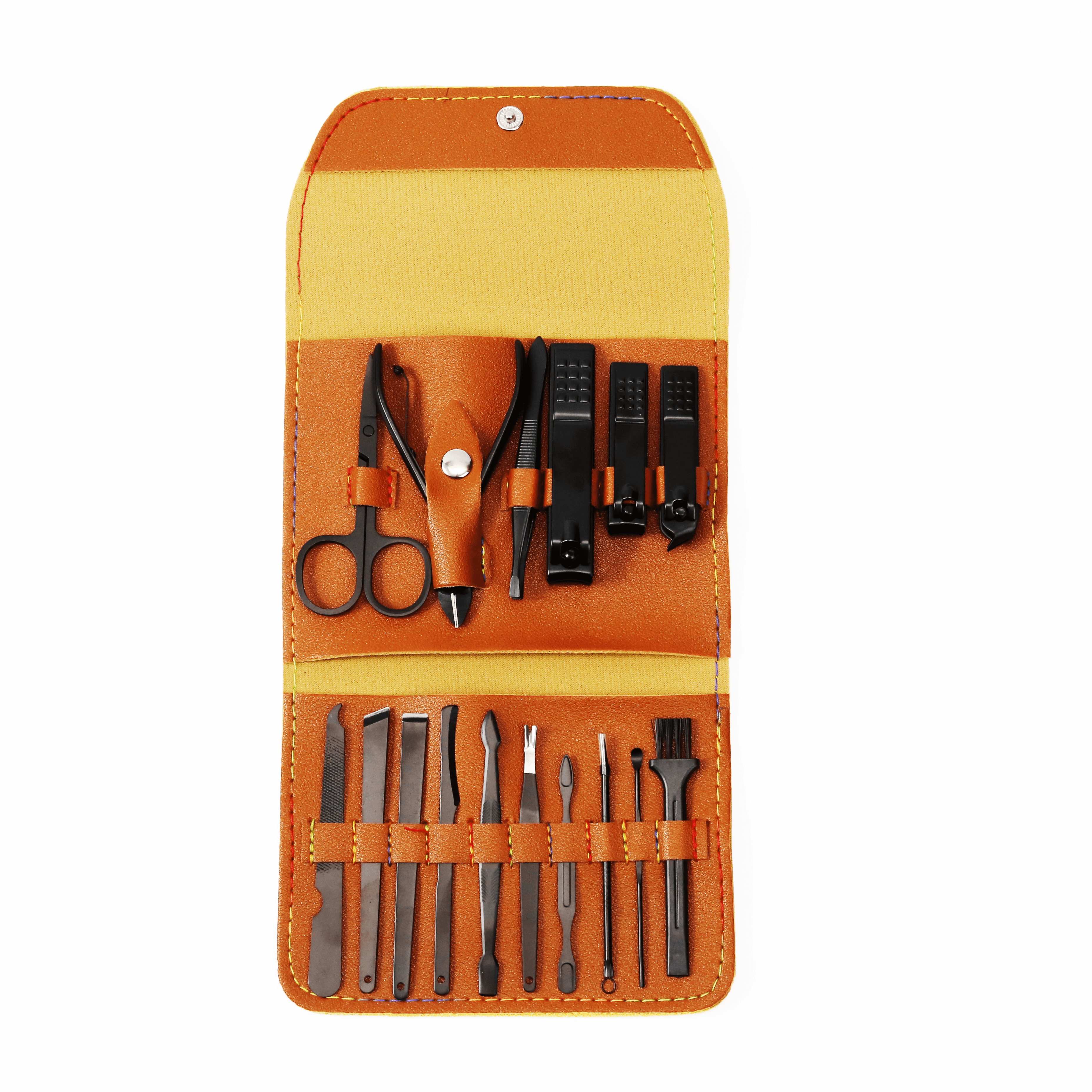 Stainless Steel Grooming Tools Set - 16 Pieces