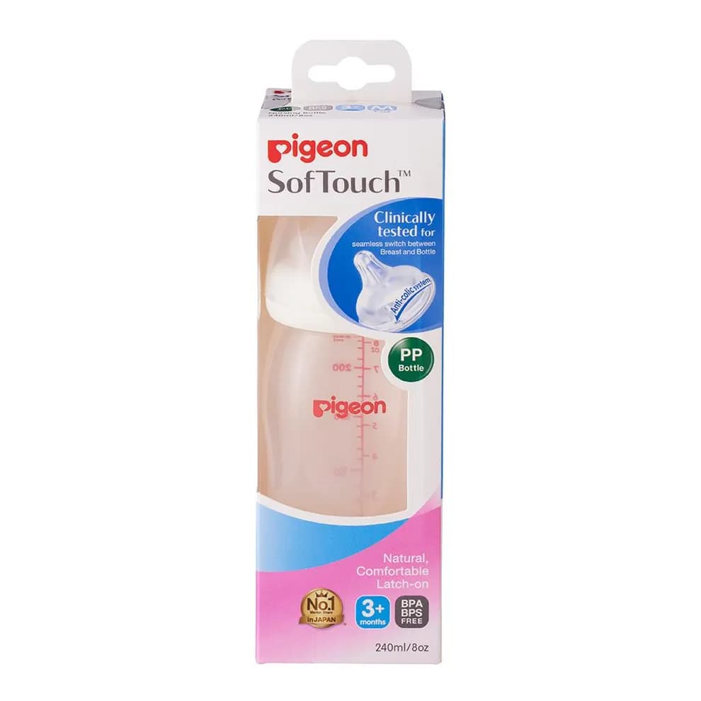 Pigeon Soft Touch Pp Bottle 240ml/80z