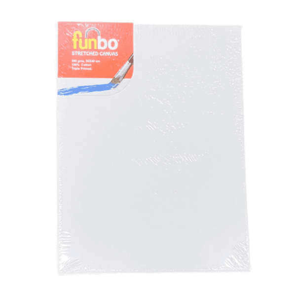 Funbo Stretched Artist Canvas 30x40cm 380gsm - 3623