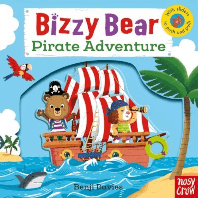 631329 Bizzy Bear: Pirate Adventure! (Board Book) Illustrated by Davies, Benji