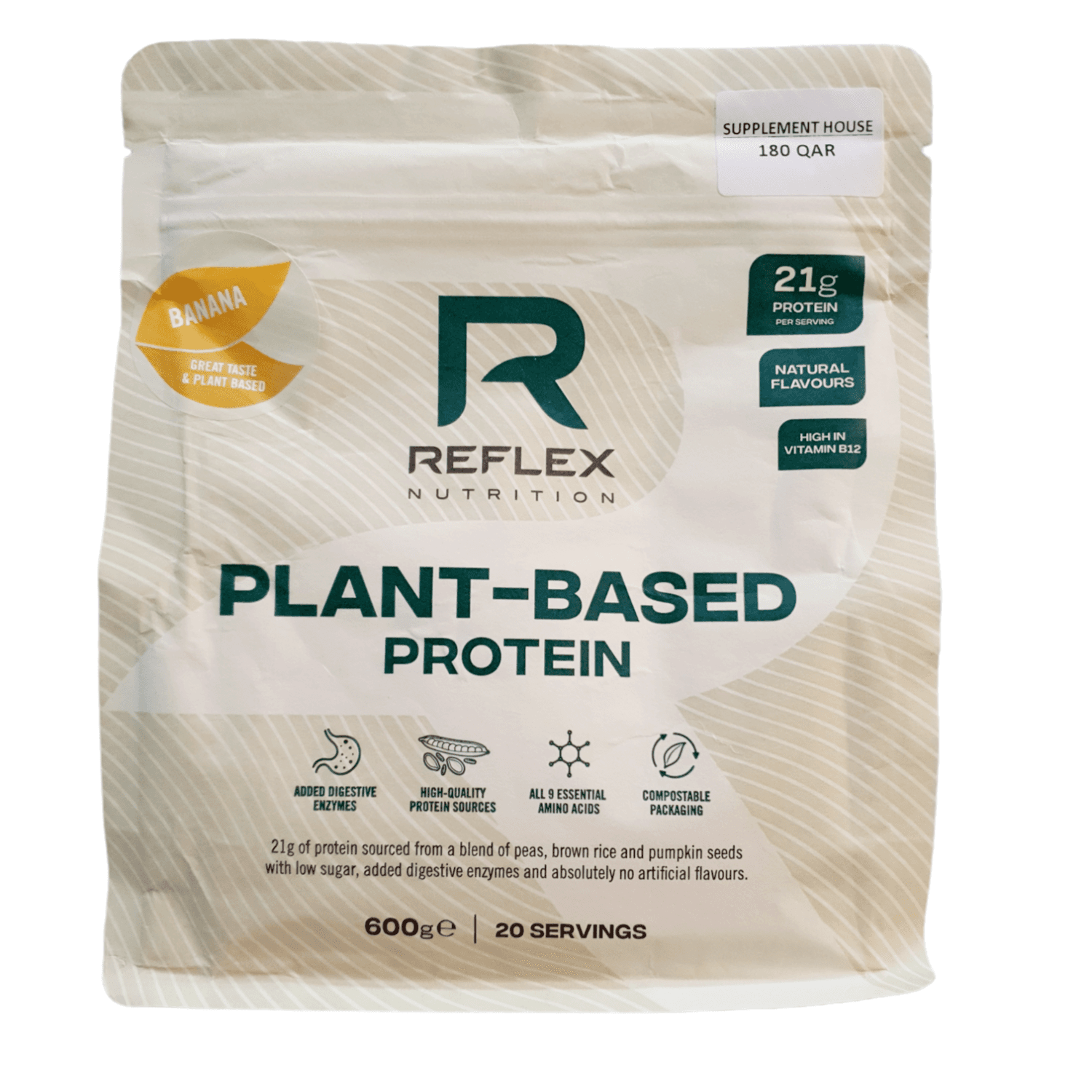 Plant Based Protein Banana 600gm - Reflex