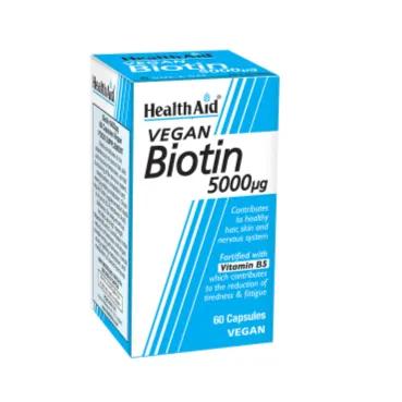 Health Aid Biotin 5000ug Capsules 60's