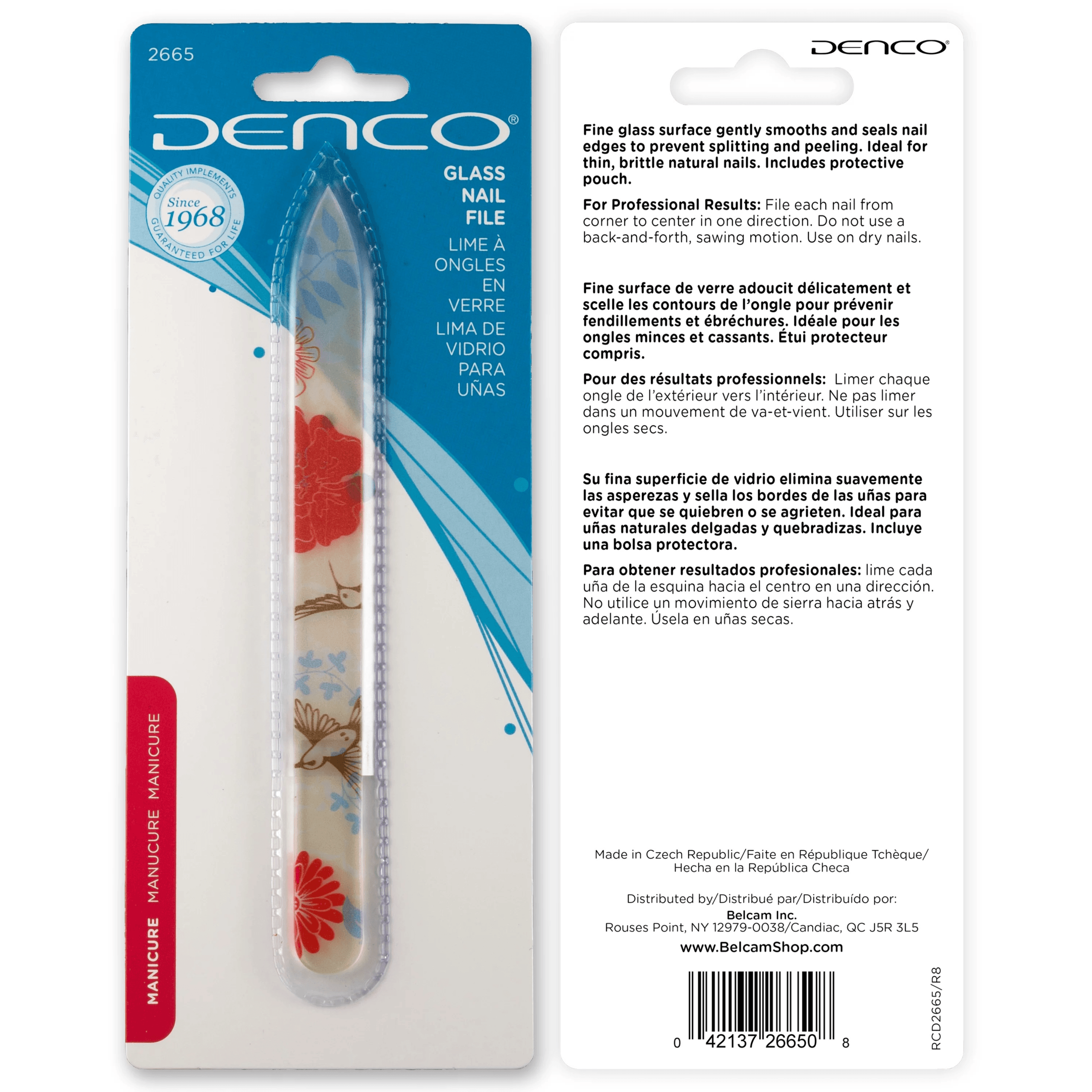 Denco Glass Nail File 2665