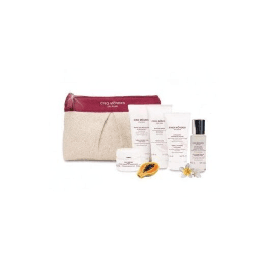 Cinq mondes :Beauty Rituals Of The World Green Pouch Collection Pouch