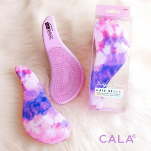 Cala-Tangle Free Hair Brush-Cotton Candy Skies-66883 No. 3405