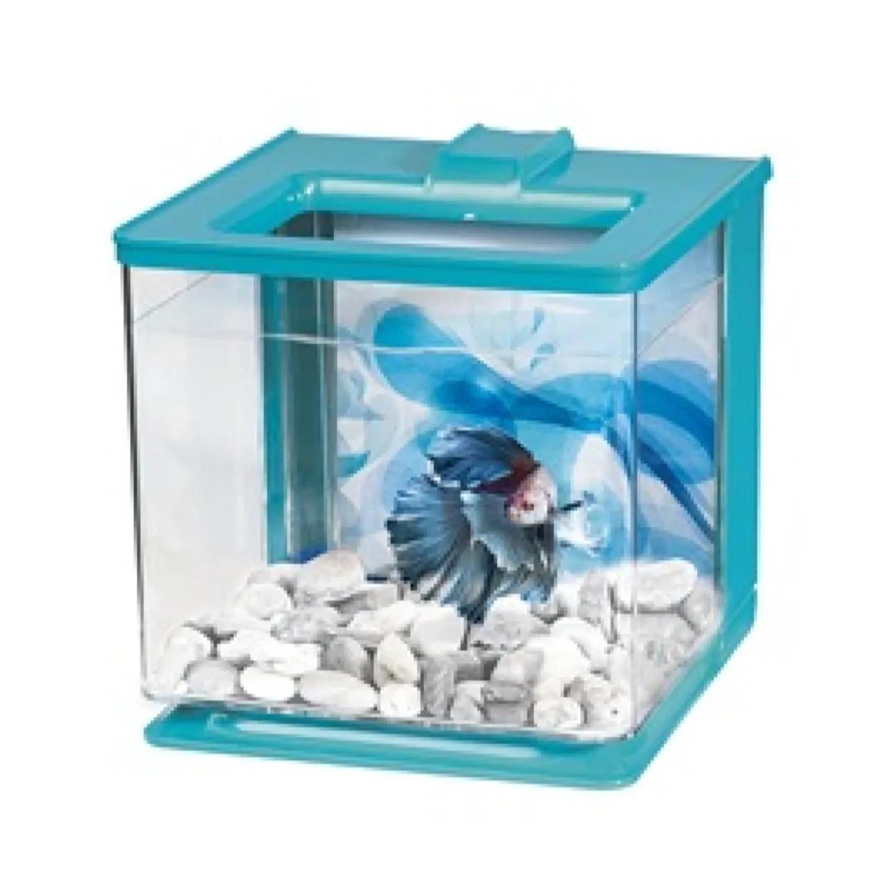 Marina Betta Ez Care Aquarium - 2.5 L - Blue