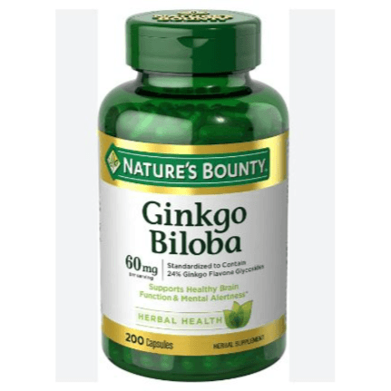 Natures Bounty Ginko biloba 60 mg