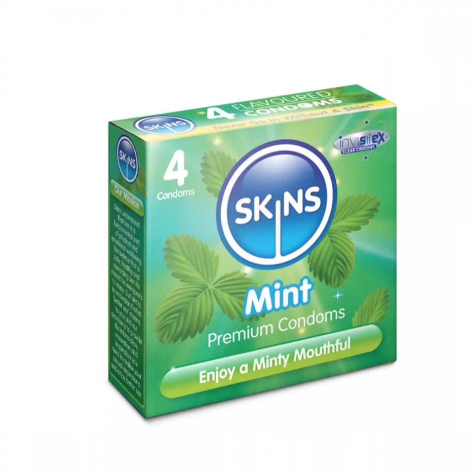 Skins Mint 4 Condoms