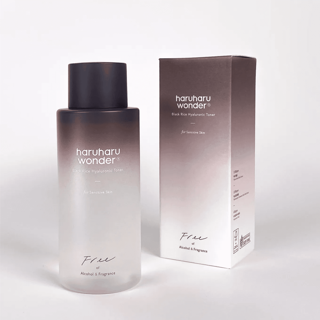 Haruharu Wonder Black Rice Hyaluronic Toner For Sensitive Skin 300Ml