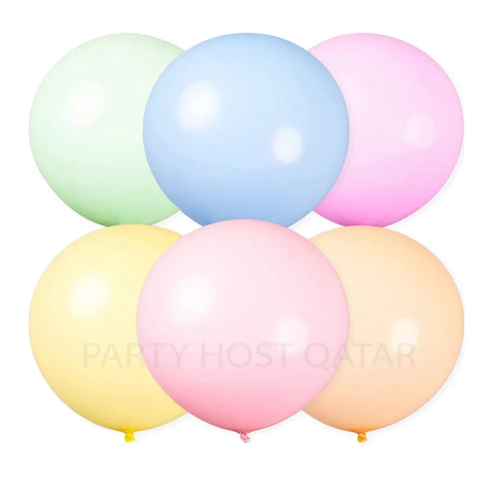 Pastel Color 36 Inch Balloon With Helium Filled (75qr Each Balloon)