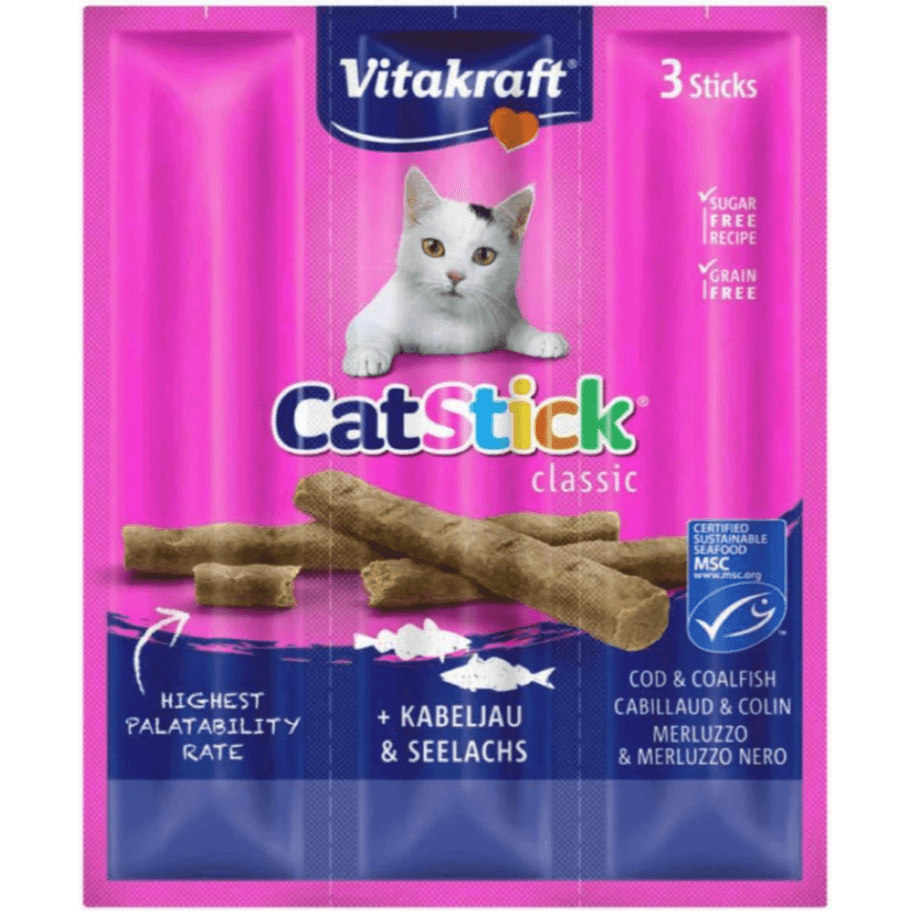 VitaKraft Cat Stick Classic With Cod & Coalfish 18 g