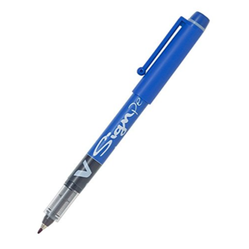 Pilot V Sign Pen Blue