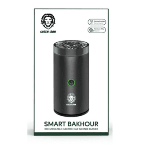 Green Lion Smart Rechargeable Car Incense Burner - Black