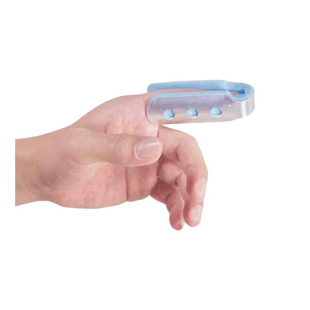 Super Ortho Perforated Folding Cut Finger Splint O0-008 - Extra Large