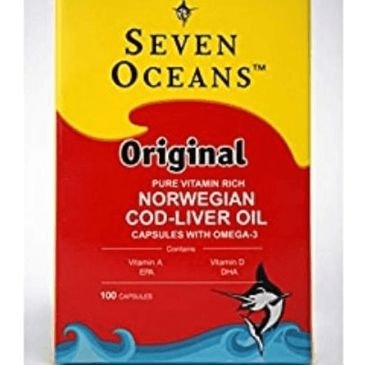 Seven Ocean Cod Liver Oil Cap 100's